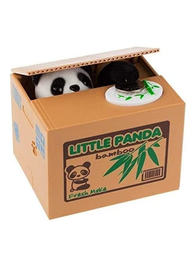 NIBEMINENT Adorable Cute Hiding Panda Coin Stealing Money Piggy Bank 12x10x9cm  - Image 1