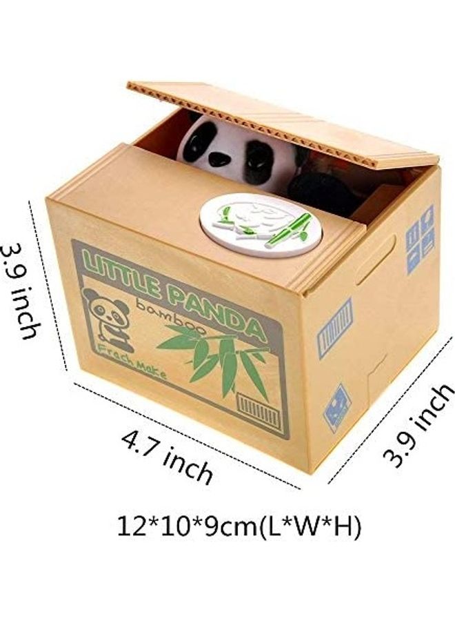 NIBEMINENT Adorable Cute Hiding Panda Coin Stealing Money Piggy Bank 12x10x9cm  - Image 2