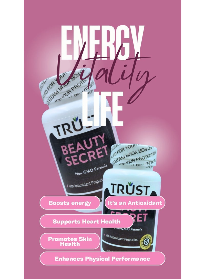 TRUST BEAUTY SECRET Resveratrol 250mg – Skin Brightening & Antioxidant Support - Image 2