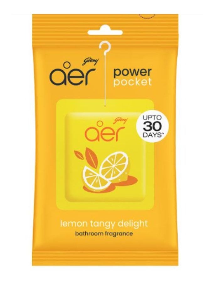 Godrej Aer Power Pocket Lemon Tangy Delight 10g  - Image 1
