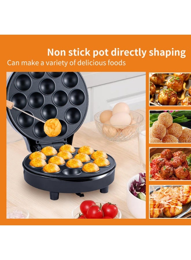 YelaJoy 14-Hole Cake Pop Maker, Home Cake Machine Bread Machine Meatball Maker Breakfast Machine,  1000W,Non Stick Coating, Perfect for Birthday and Holiday Parties - Image 3