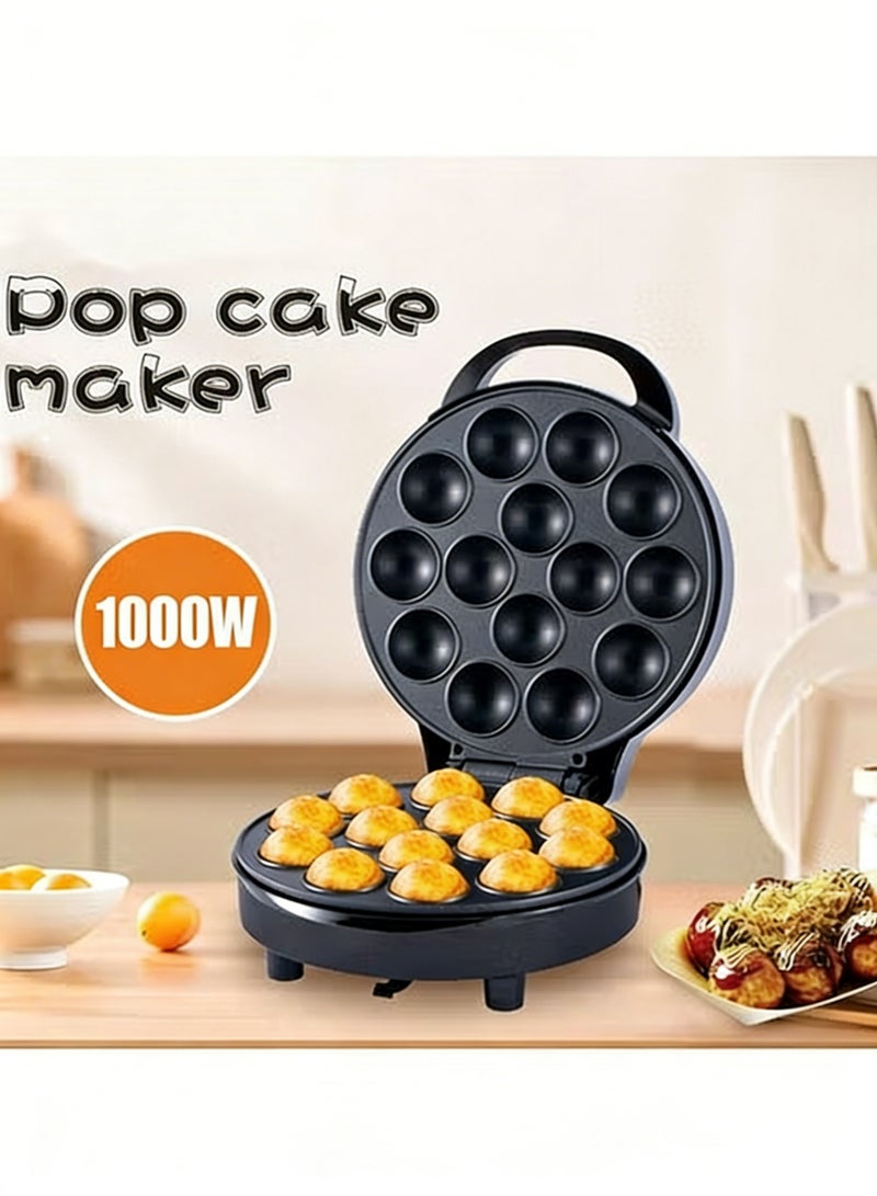 YelaJoy 14-Hole Cake Pop Maker, Home Cake Machine Bread Machine Meatball Maker Breakfast Machine,  1000W,Non Stick Coating, Perfect for Birthday and Holiday Parties - Image 1