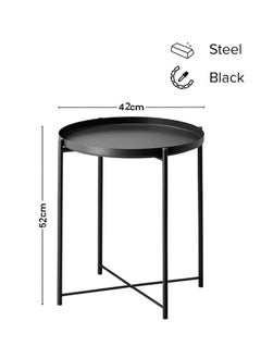 Beauenty Steel Table Black 45x53x45cm  - Image 1