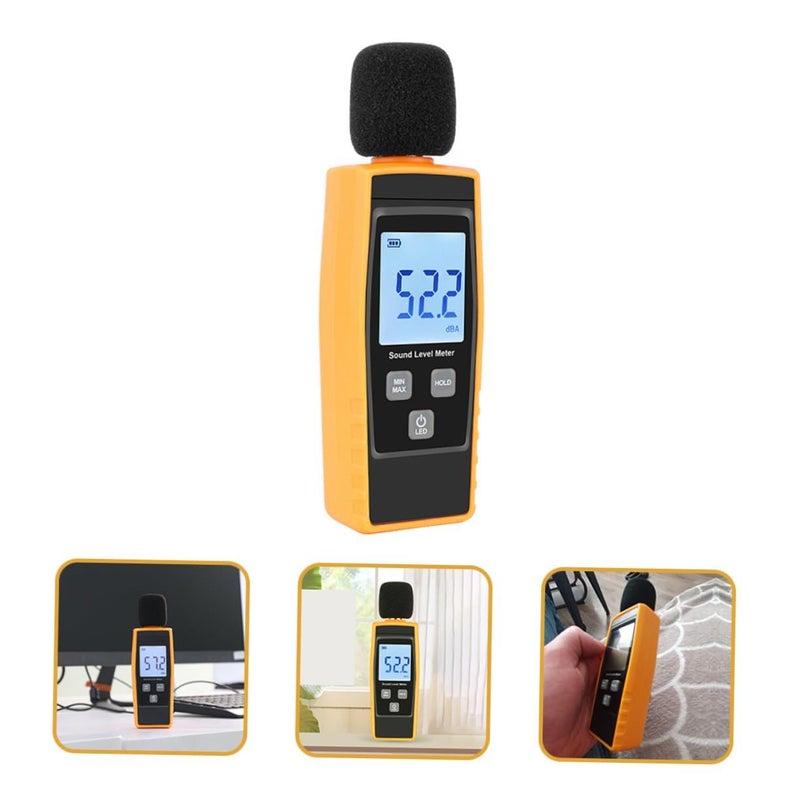 Sound Level Meter Noise Tester Decibel Reader with Backlit Display Auto Manual Power Off Battery Indicator Compact Design - Image 5