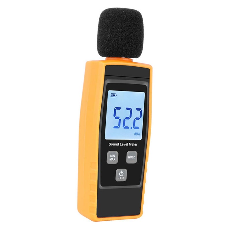 Sound Level Meter Noise Tester Decibel Reader with Backlit Display Auto Manual Power Off Battery Indicator Compact Design - Image 2