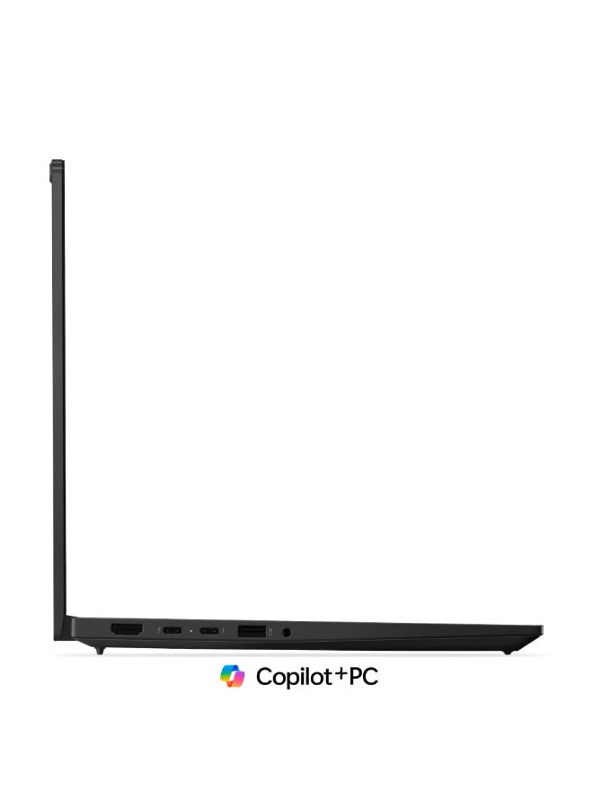 Lenovo ThinkPad E14 G7 Laptop With 14 Inch Full HD (1920x1080) Display, Core Ultra 5 255U Processor/16GB RAM DDR5/512GB SSD/Intel Iris Xe Graphics/DOS(Without Windows)/ English/Arabic Black - Image 5