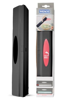 Wenko WENKO Cling film dispenser, aluminum foil dispenser, Perfect Cutter", anthracite  - Image 1