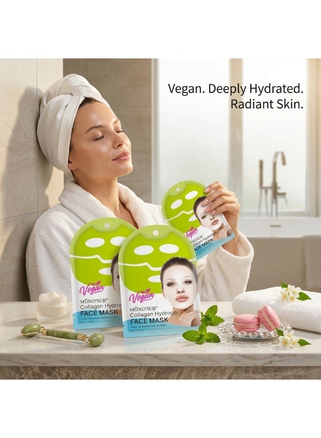 Mond'sub Mondsub Collagen Hydrogel Face Mask 37g – Deep Hydration & Firming Sheet Mask - Image 2