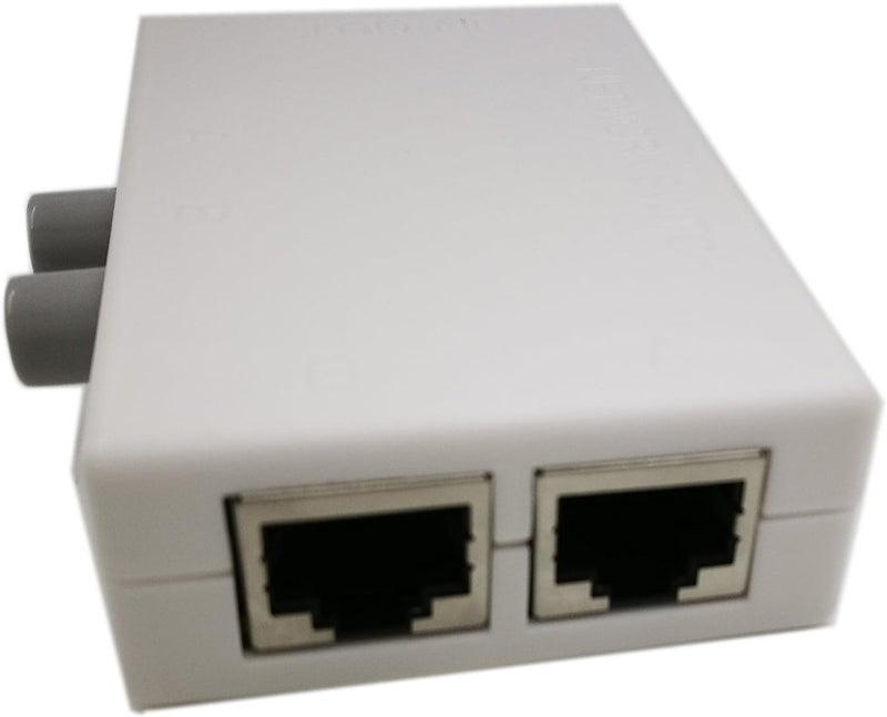 SinLoon RJ45 Splitter Selector Switch 2 Ports Network Switch Splitter Selector Hub 2in 1Out or 1in 2Out 100M t 2Way RJ45 Ethernet Network SinLoon Push Button Metal Mini Switch Box - Image 4