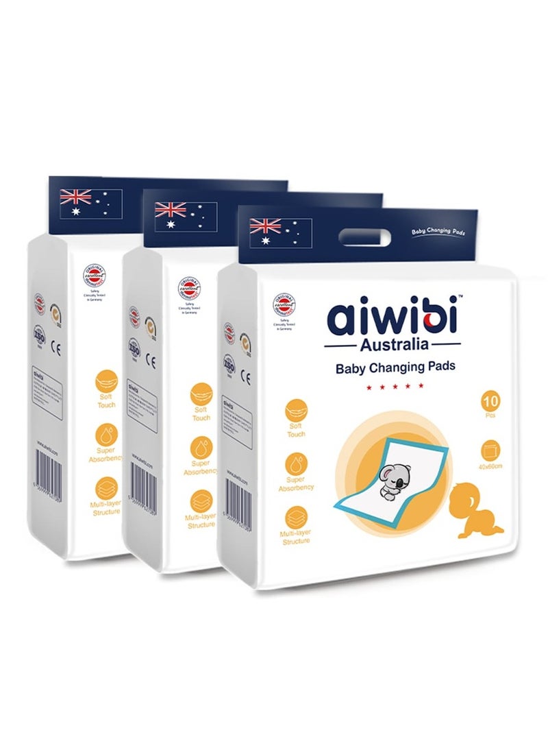 Aiwibi Baby Changing Pads 10pcs Pack of 3 - Image 1