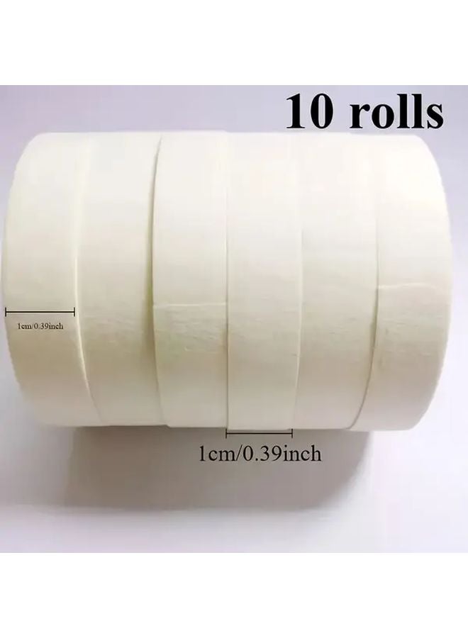 10pcs White Drawing Tape Easy Remove No Residue for Watercolor Painting Craft - Image 1