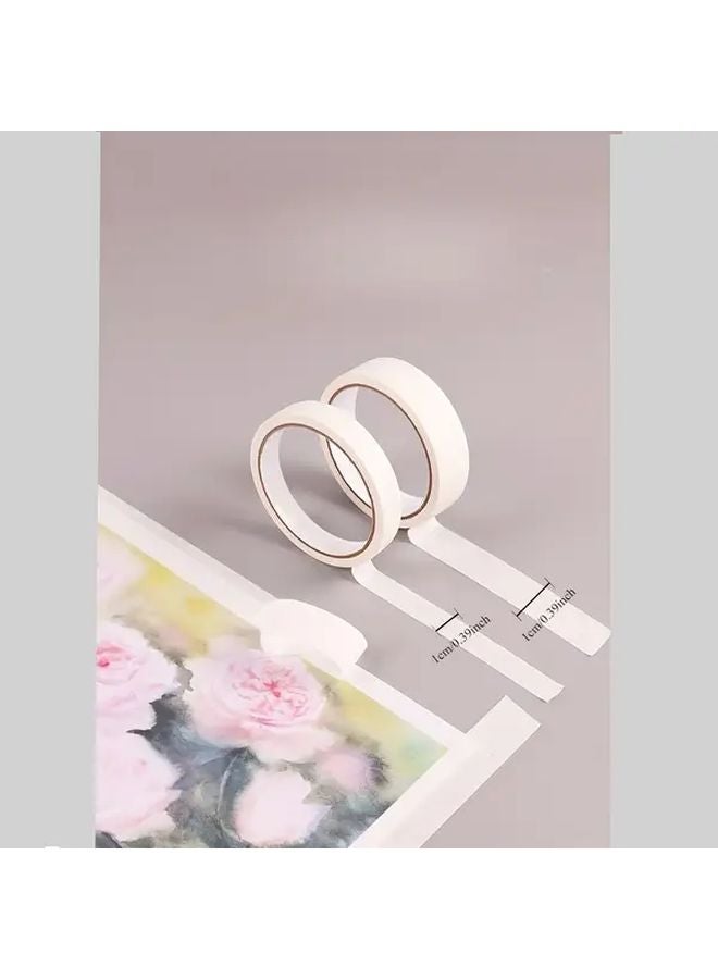 10pcs White Drawing Tape Easy Remove No Residue for Watercolor Painting Craft - Image 4