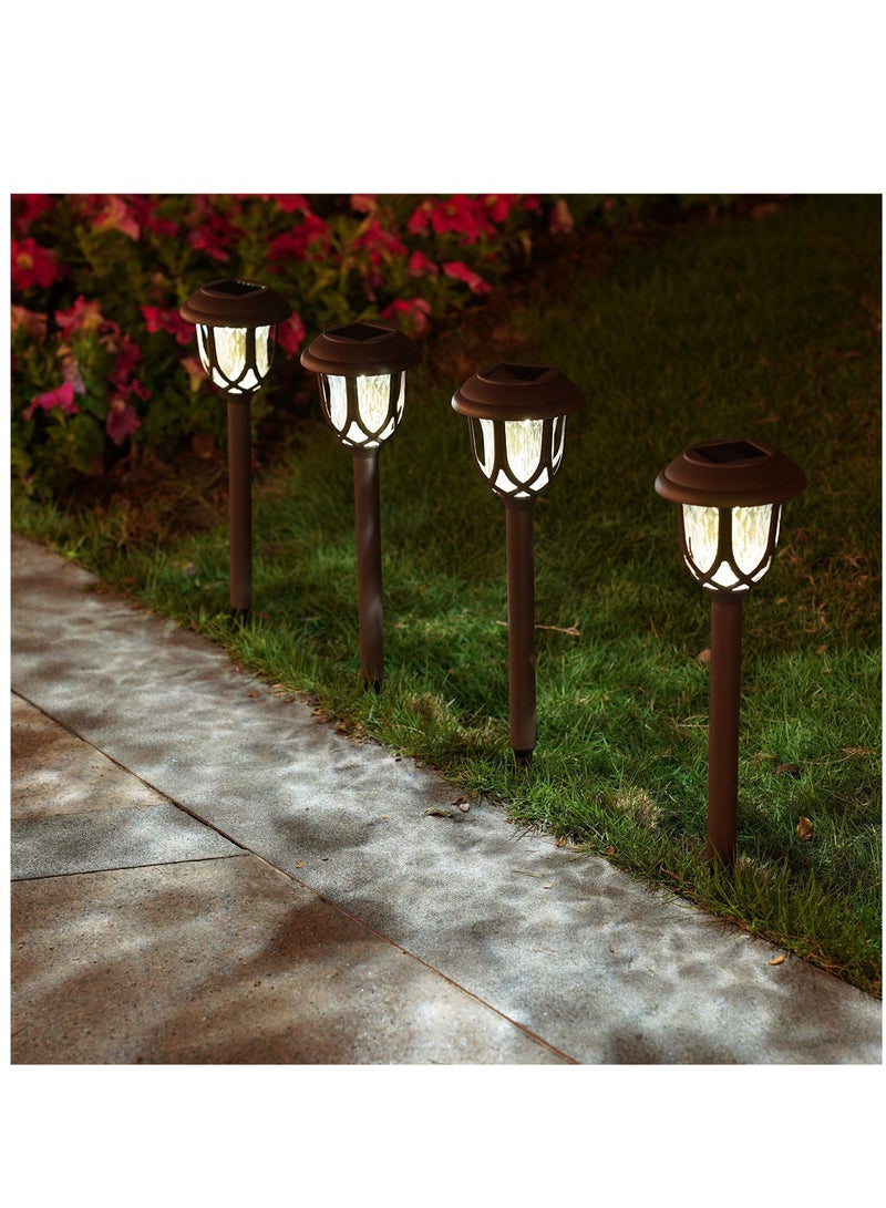 Y&D 10 Pack Solar Lights Outdoor Decorative Pathway Powered Garden Yard for Walkway Sidewalk Driveway - Image 4
