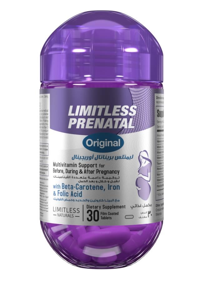 Pack Of 30 Prenatal Original Multivitamins Tablets