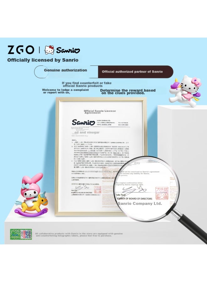 زجو Zgo ساعة إلكترونية من Sanrio للفتيات، طالبات المدارس المتوسطة، ساعة رياضية إلكترونية مضادة للماء للأطفال، هدية للفتيات 8591 - Image 4