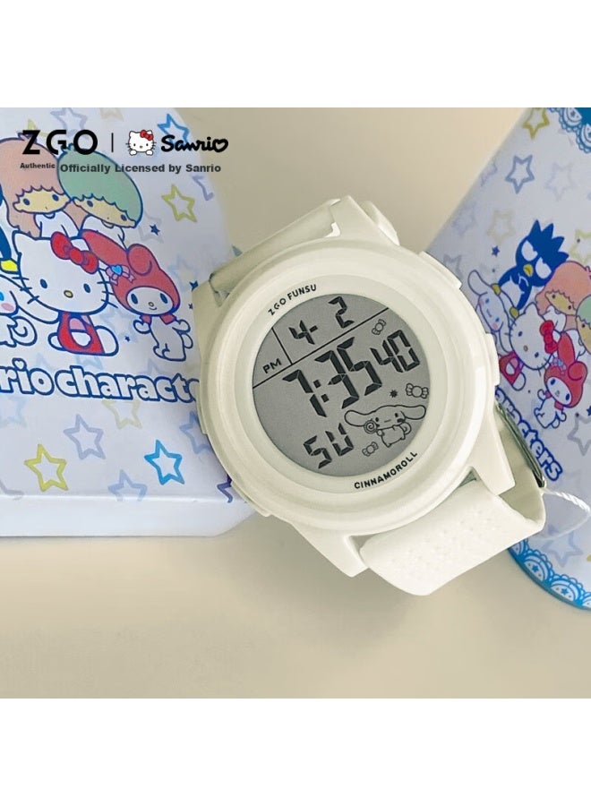 زجو Zgo ساعة إلكترونية من Sanrio للفتيات، طالبات المدارس المتوسطة، ساعة رياضية إلكترونية مضادة للماء للأطفال، هدية للفتيات 8591 - Image 3