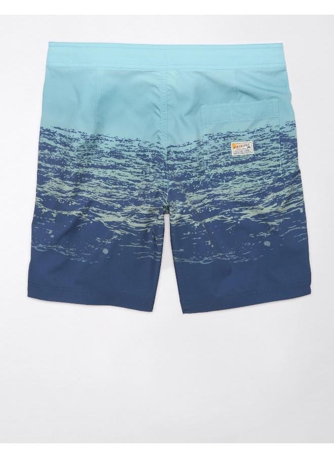 American Eagle Printed Ombre Flex 8" Classic Board Drawstring Shorts  - Image 4
