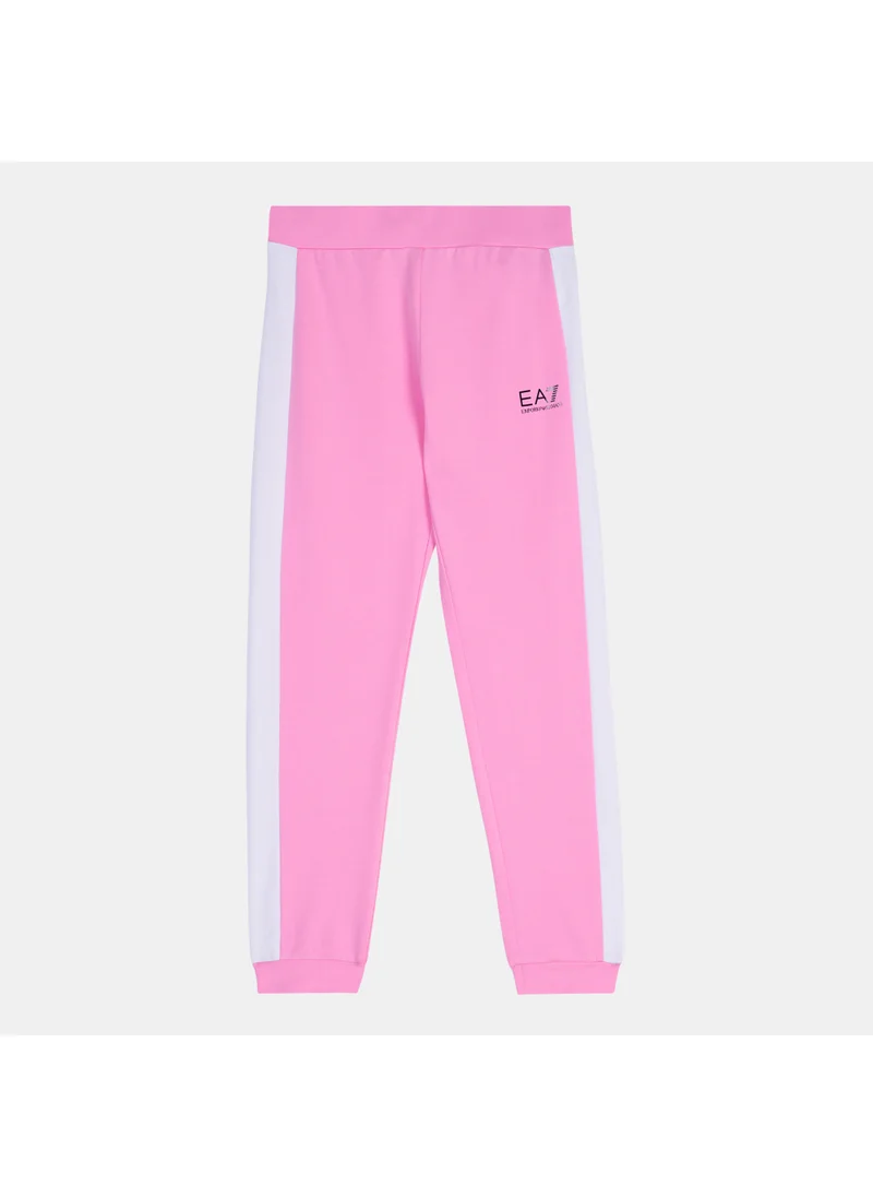 EA7 Emporio Armani Kids' ColourBlock Logo Sweatpants