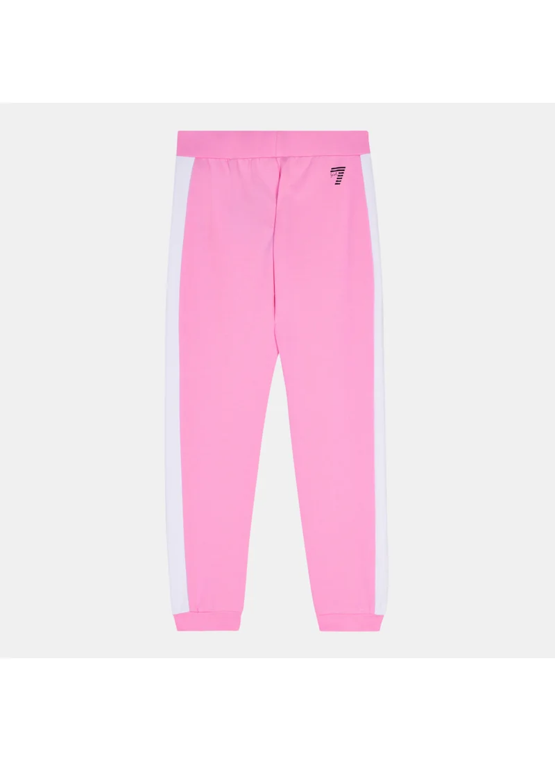 EA7 Emporio Armani Kids' ColourBlock Logo Sweatpants