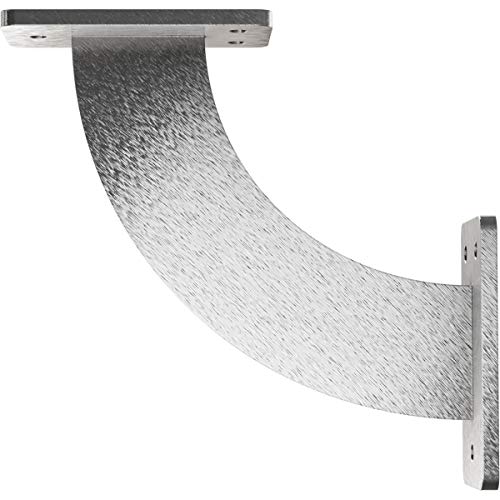 Ekena Millwork دعامة برادفورد Ekena Millwork BKTM02X07X07BRSS مقاس 2 إنش عرض × 7 إنش عمق × 7 إنش ارتفاع، من الفولاذ المقاوم للصدأ - Image 4