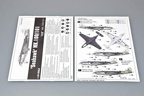Faller Trumpeter Seahawk Mk 100/101 Aircraft (1/48 Scale) - Image 4