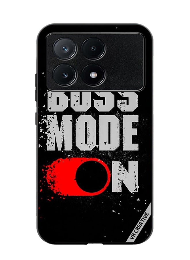 VR CREATIVE Protective Case Cover For Xiaomi Poco X6 Pro Boss Mode On Design Multicolour - Image 1