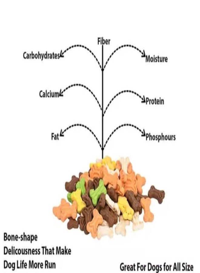 SUPER CHAIN Super Dog Biscuit Mixed Flavours Imported Quality Freshly Baked (Pack of-1) 900GM - Image 3