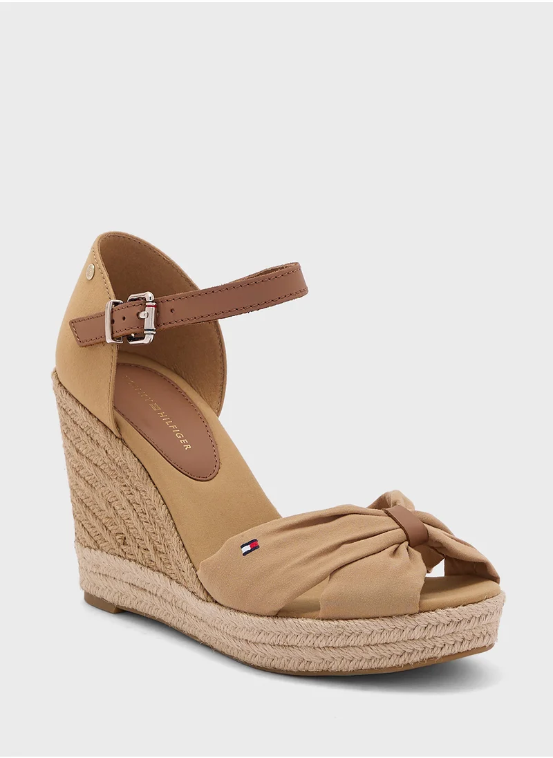 TOMMY HILFIGER Basic Open Toe High Wedge Pumps