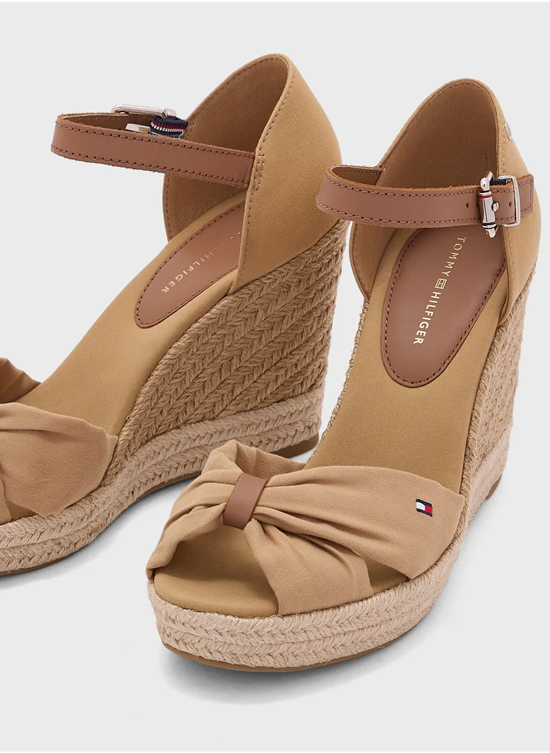 TOMMY HILFIGER Basic Open Toe High Wedge Pumps