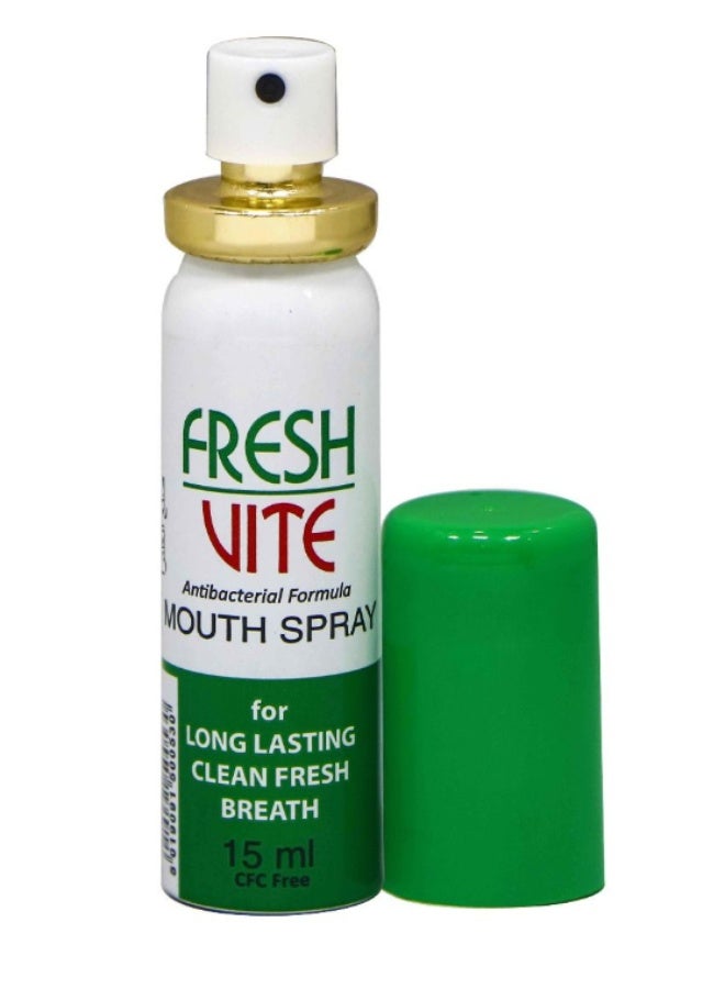 VITE Fresh Vite Mouth Freshener Spray 15ml | Instant Breath Freshening | Travel-Friendly Oral Spray - Image 3