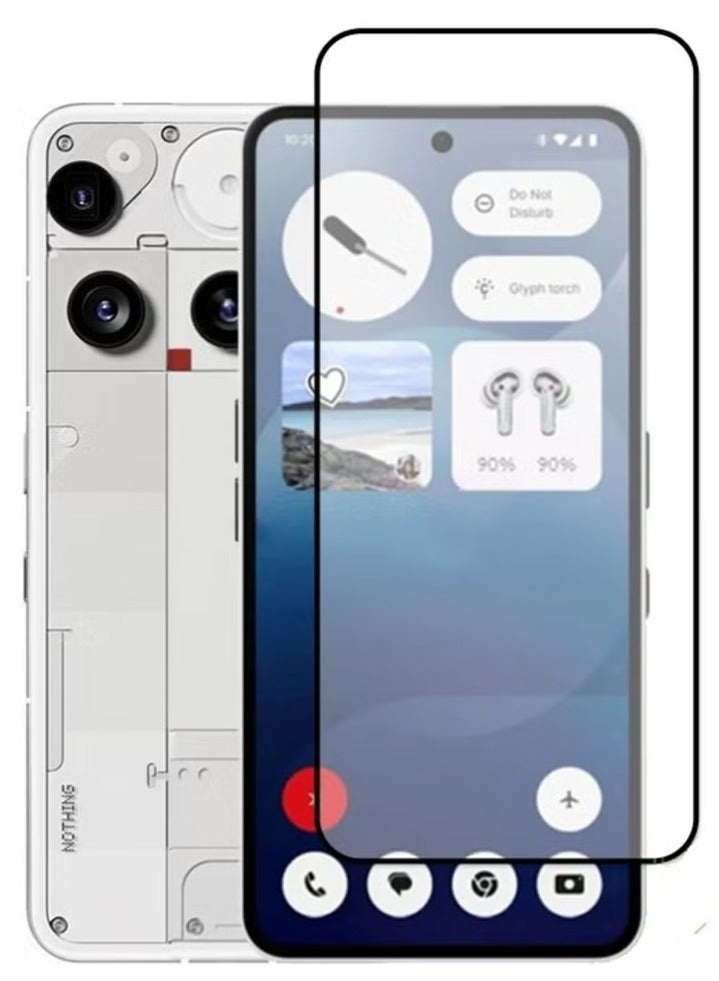 Beyox Tempered Screen Protector for Nothing Phone 3 Tempered Glass Screen Protector 9H Hardness Anti Fingerprint Scratch Resistant Glass - Image 1