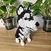 alltogetho 9inch Hight Husky Dog Model Micro Mini Building Blocks Set A Fun Gift Educational Recreational Toy for Pet Lovers - Image 4