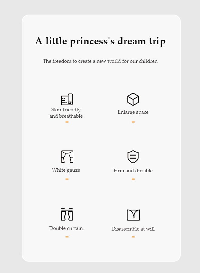 DUNISO خيام قلعة الأميرة، خيمة كبيرة للأطفال داخلية وخارجية، خيام ألعاب محمولة، بيوت لعب للأطفال، مع حقائب تخزين، مناسبة للأطفال من عمر 1 إلى 12 سنة - Image 4
