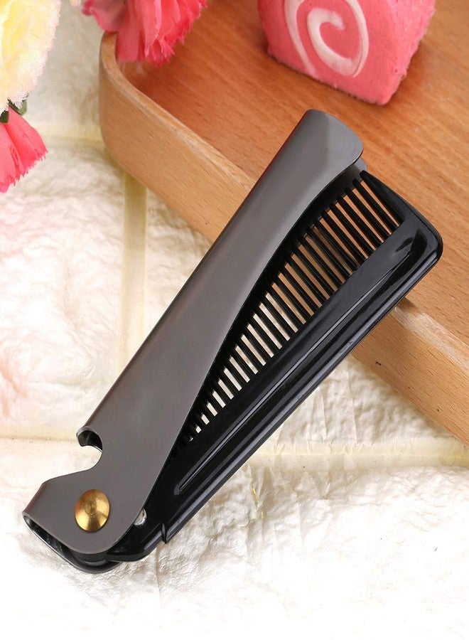 EIMSOAH Pocket Stainless Steel Beard Comb Moustache Comb with Smooth Round Teeth for Men Grooming Beard Maintenance Tool (Peines para Barba y Bigote - Image 5