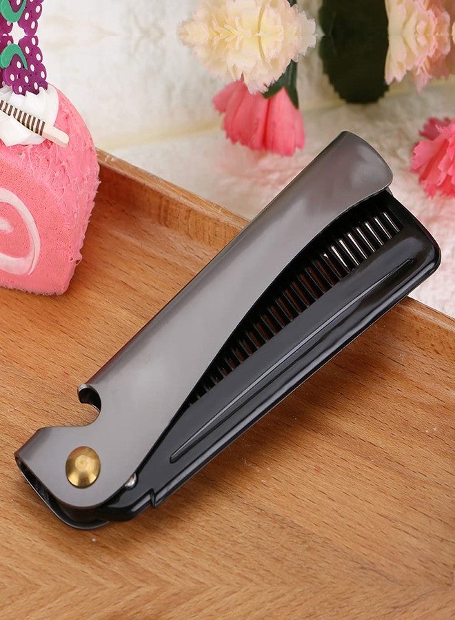 EIMSOAH Pocket Stainless Steel Beard Comb Moustache Comb with Smooth Round Teeth for Men Grooming Beard Maintenance Tool (Peines para Barba y Bigote - Image 4