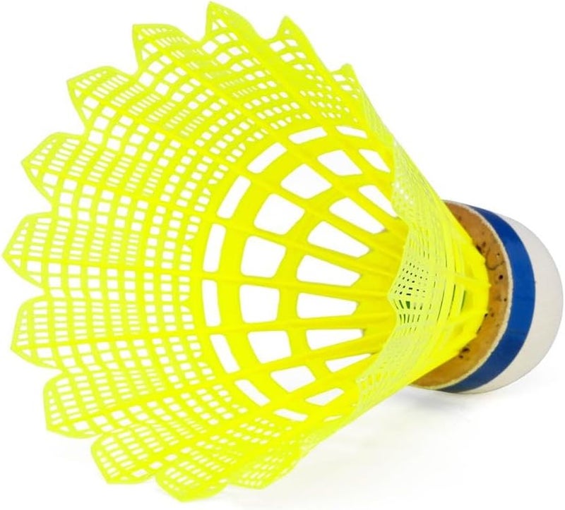 Yonex Mavis 2000 Blue Cap Medium Badminton Shuttlecock 6 Pack - Yellow - Image 5