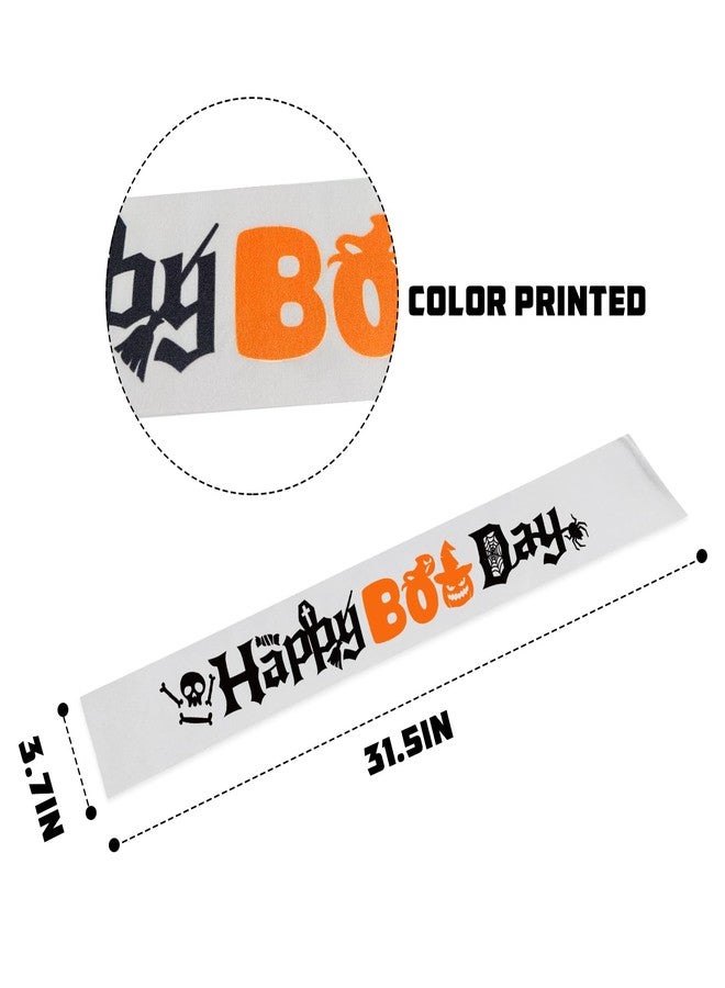 PYQWA Happy Boo Day Sash -Women and Men Halloween Birthday Party Favors - Witch Birthday Party Decorations - Halloween Witch Theme Parties Supplies - Image 5