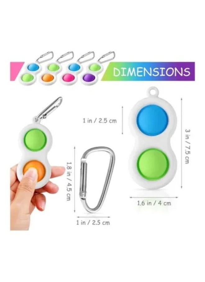 XiuWoo - Fidget Simple Dimple Toy Keychain - Image 1