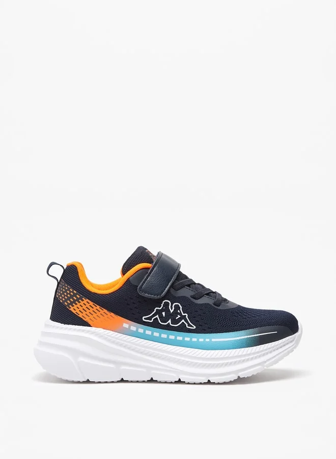 كابا Boys' Printed Sports Shoes with Hook and Loop Closure