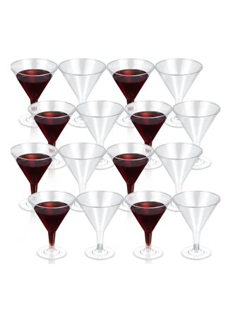 Drink Glasses, 36 Pcs Reusable Clear Stemmed Party Cups for Party Camping Picnics Hot Tubs Pools 200ml (9.5 x 12.5cm) - pzsku/ZC6995C79D11FC71C4FC5Z/45/_/1698650764/c733e9be-6e49-49bb-8822-8b496c772ebd