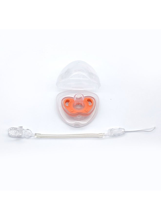 Flat Head Pacifier Manufacturers Directly Wide Mouth Apple Simulation Breast Milk Soft Real Baby