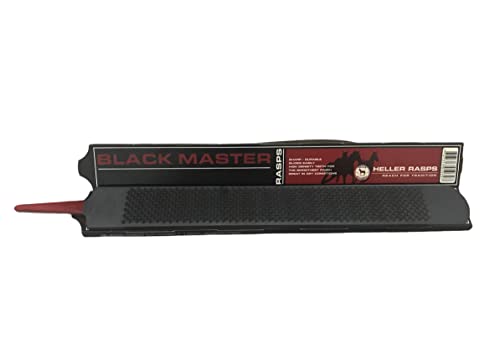 Heller Black Master Hoof Rasp, Case Hardened Steel, 42.5 x 4.3 x 0.5 cm, 1.4 pounds - Image 1