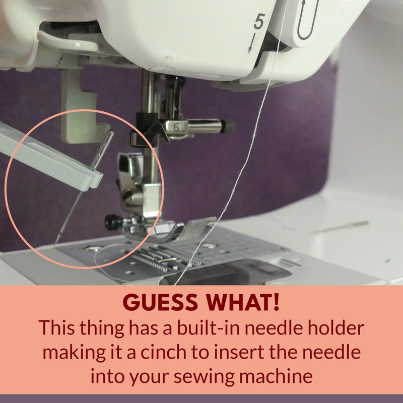 Madam Sew Bulky Seam Jumper â€“ Hump Jumping Button Sewing Tool and Flush Plate Presser Foot for Chunky Denim and Hemlines â€“ Compatible with Husqvarna Viking, Brother, Singer, Janome and Pfaff - Image 4