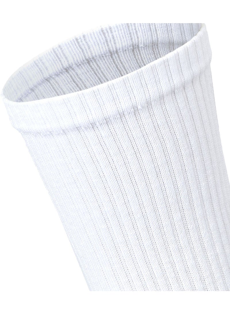 سام سوكس مجموعة من 3 جوارب رياضية نصف فوطة للنساء، ابيض سادة 36-40 EU - Image 3