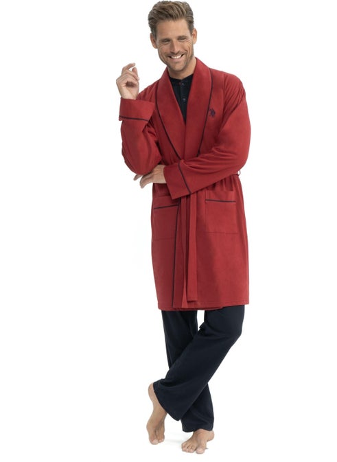 U.S. Polo Assn. 5 Piece Men's Dressing Gown Set with Dowry Box  - Image 2