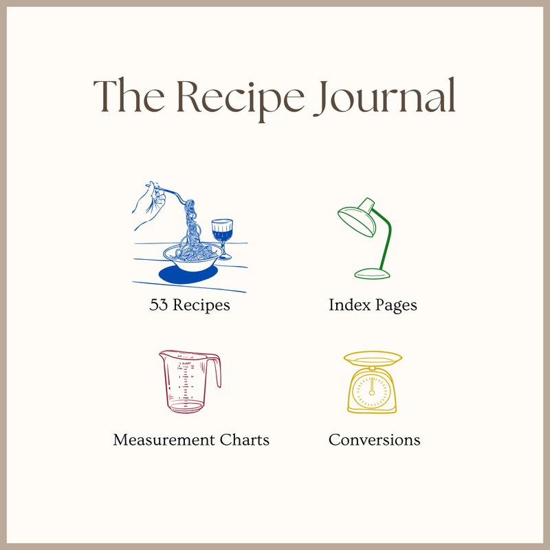 Paperell Recipe Book to Write in Your Own Recipes - Recipe Book - Premium Water-Resistant Fabric Hard-Cover Recipe Journal - Blank Recipe Notebook - Keepsake Gift for Mom - Sand - Image 3