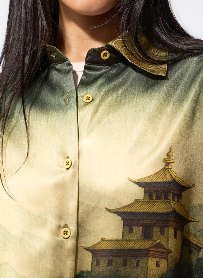 ذا سوليد ستور The Souled Store Women Printed Casual Shirt