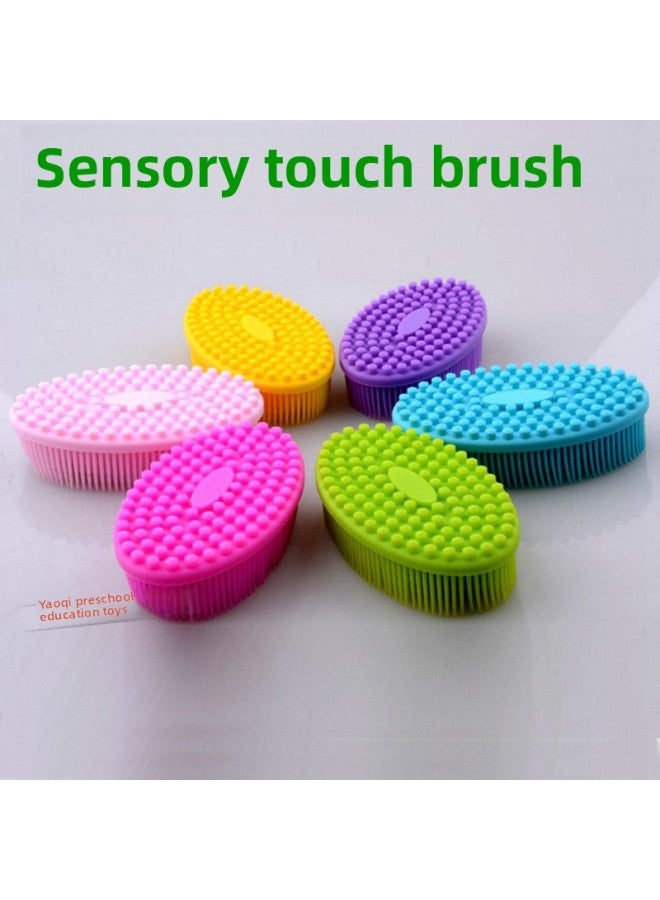 إسكدنيا فرشاة اللمس. ألعاب معدات التدريب الحسي للأطفال. حمام اللمس، تدليك الكرة اللمسية. الوسائل التعليمية الحسية - اللون: كرة تدليك كريستالية تعمل باللمس 1 - Image 2