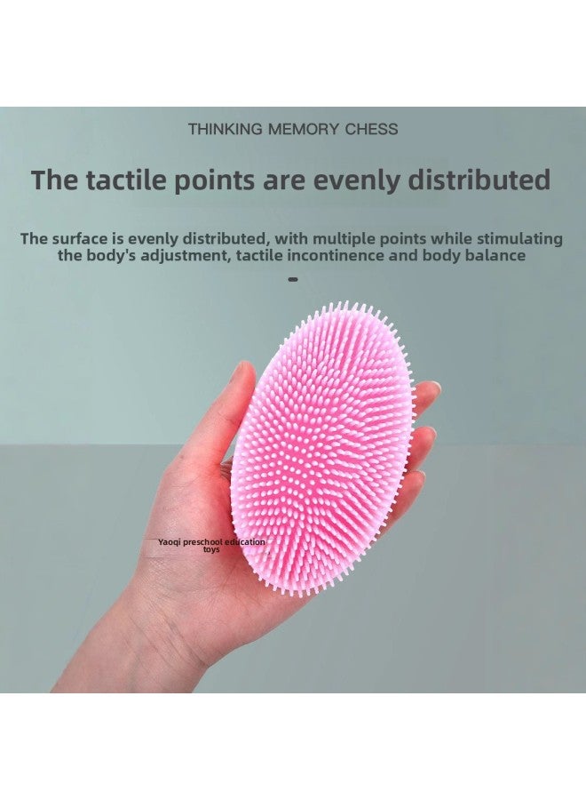 إسكدنيا فرشاة اللمس. ألعاب معدات التدريب الحسي للأطفال. حمام اللمس، تدليك الكرة اللمسية. الوسائل التعليمية الحسية - اللون: كرة تدليك كريستالية تعمل باللمس 1 - Image 4