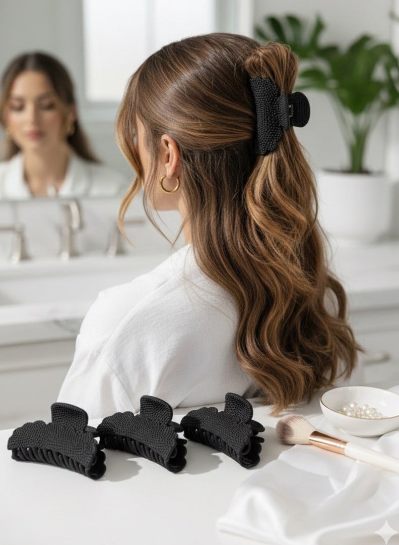 4 Pieces of Hair Clips and Claws – Colors Add an Aesthetic Touch to Your Collection - Image 2